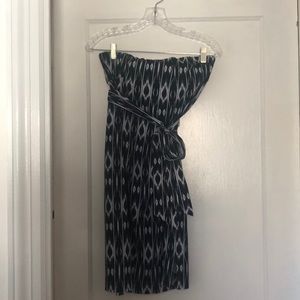 Athlete strapless dress
